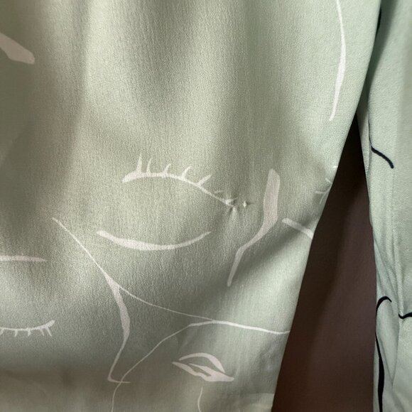 Women's 2 NWT Princess Polly Face It Pants Green High Waisted - Picture 11 of 11